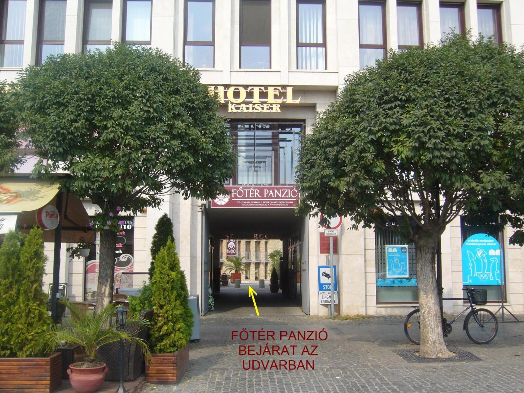 Hotel Foter Panzio Baja Exterior foto